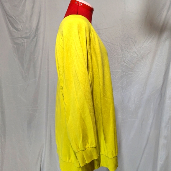 Yellow crew neck sweater - Picture 2 of 5